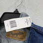 NWT Mens Blue Denim Pockets Collarless Button-Front Tuxedo Suit Vest Size S image number 5