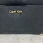 Calvin Klein Womens Black Saffiano Leather Pockets Zip Around Wristlet Wallet image number 5