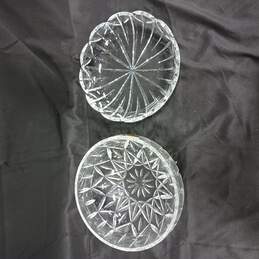 Pair of Crystal Clear Dishes alternative image
