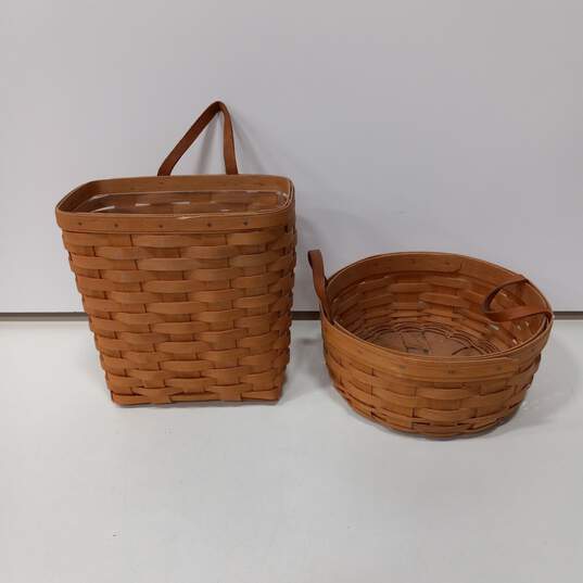 2 Longaberger Baskets image number 1