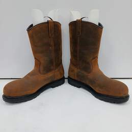 Worx by Red Wing Shoes Men's #5700 Brown Leather Boots Size 12M alternative image