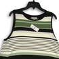 NWT Womens Multicolor Striped Round Neck Sleeveless Tank Dress Size XL image number 3