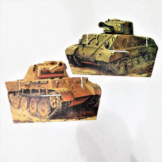 Vintage Milton Bradley Tank Battle Board Game image number 8