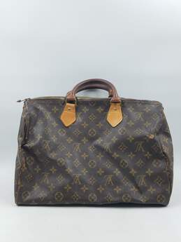 Authentic Louis Vuitton Brown Speedy 35 Handbag alternative image