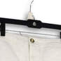 Womens White Flat Front Slash Pockets Scalloped Hem Mini Skort Size 6 image number 3