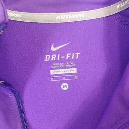 Nike Dri-fit Women Purple Athletic Top SZ M alternative image