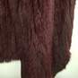 Halogen Purple Open Front Faux Fur Vest WM S image number 5