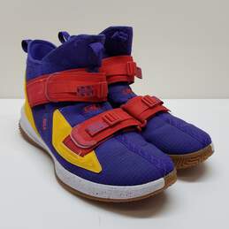 Nike Lebron James Soldier XIII CJ 5612 Yellow/Purple Men's Size 12