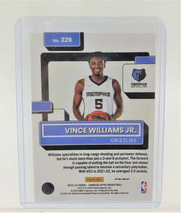 2022-23 Vince Williams Jr Donruss Optic Rated Rookie Red Wave Prizm Memphis Grizzlies alternative image