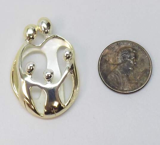 Carolyn Pollack Relios 925 Family Pendant 8.8g image number 2