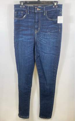 NWT Urban Outfitters BDG Womens Blue Pockets High-Rise Skinny Jeans Size 28