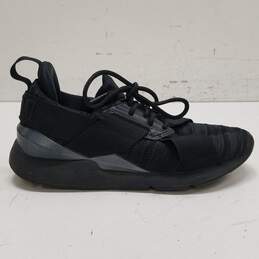 PUMA 367907-01 Muse Black Knit Sneakers Women's Size 7.5