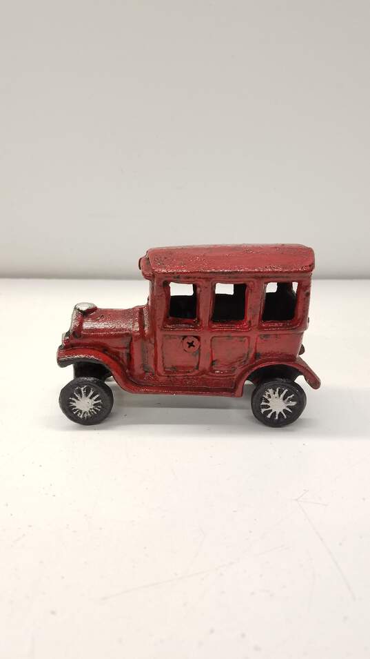 1995 May Dept Store Classic Collectibles 1930's Cast Iron Town Sedan Reproduction IOB image number 5