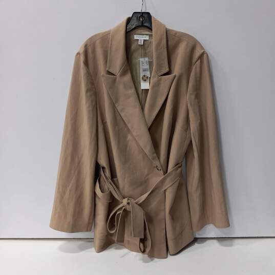 Topshop Women's Beige Coat Size 12 image number 1
