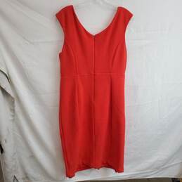 Anthropologie Maeve Red Button Up Sleeveless Dress Women's Size L alternative image