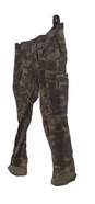 Womens Multicolor Camouflage Flat Front Straight Leg Cargo Pants Size 8 image number 3
