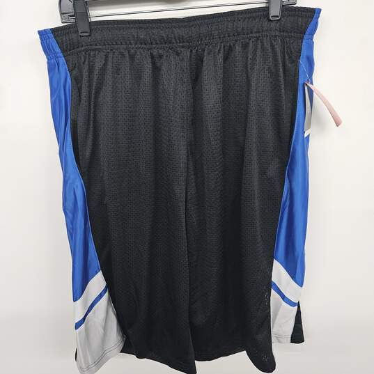 Sp Active Black/Royal Blue Basket Ball Shorts image number 1