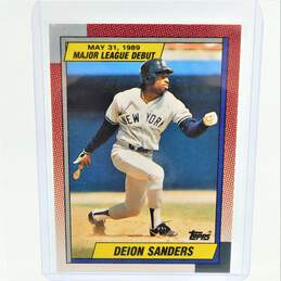1989-90 Deion Sanders Topps Box Set Rookie NY Yankees