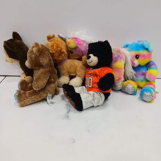 6pc Bundle of Assorted Build-A-Bear Stuffed Animals image number 3