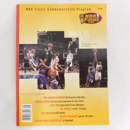 1998 NBA Finals Commemorative Program Bulls Jazz Jordan Pippen Rodman Malone Stockton