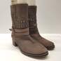 Vince Camuto Women Brown Leather Boots No Size image number 4