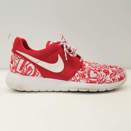Nike Roshe One Print Valentine's Day (GS) Athletic Shoes Red/White 677784-605 Size 5Y Women's Size 6.5 alternative image
