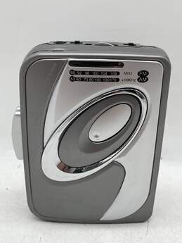 Memorex MD2280 Gray Portable AM/FM Radio Cassette Tape Player W-0526922-F