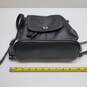 Authenticated Coach Small Black Leather Backpack image number 7