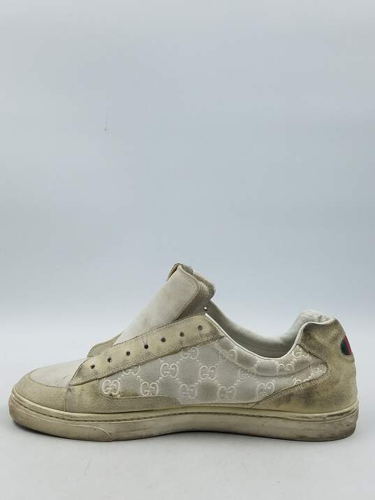 Authentic Gucci GG Ivory Court Sneaker M 11.5D image number 2