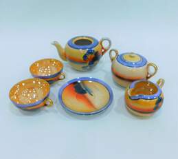 Vintage Takito Handpainted Lusterware Tea Set