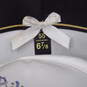 VTG Royal Biltmore Canadian Suede Steel Grey Pork Pie Fedora Hat Men's Size 6 7/8 image number 8