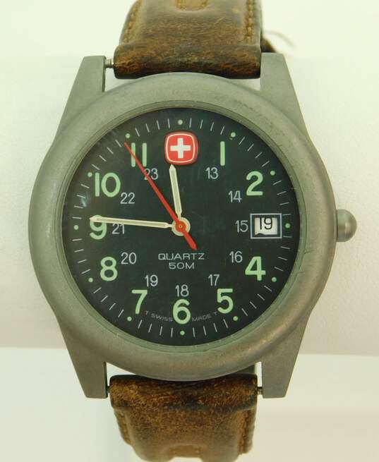 Men's Wenger SAK Design Unlimited Marlboro Swiss Made Analog Quartz Watch image number 7