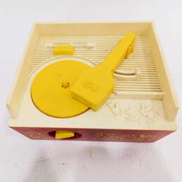 Vintage Fisher Price Music Box Record Player Toy with 5 Records alternative image