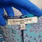 Eva Picone Teal & Blue Floral Patterned Faux Wrap Dress WM Size 14 NWT image number 3