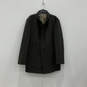 NWT Mens Dark Green Long Sleeve Welt Pocket Button Front Overcoat Size R46 image number 1