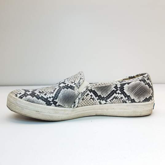 Keds x Kate Spade Double Decker Leather Snakeskin Print Sneakers Shoes Women's Size 7.5 M image number 2