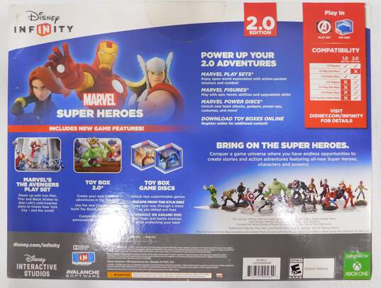 Sealed XBOX ONE DISNEY INFINITY 2.0 Edition Marvel Super Heroes Starter Pack Avengers image number 4