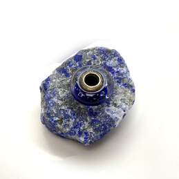 Designer Pandora S 925 ALE Sterling Silver Blue Murano Glass Beaded Charm