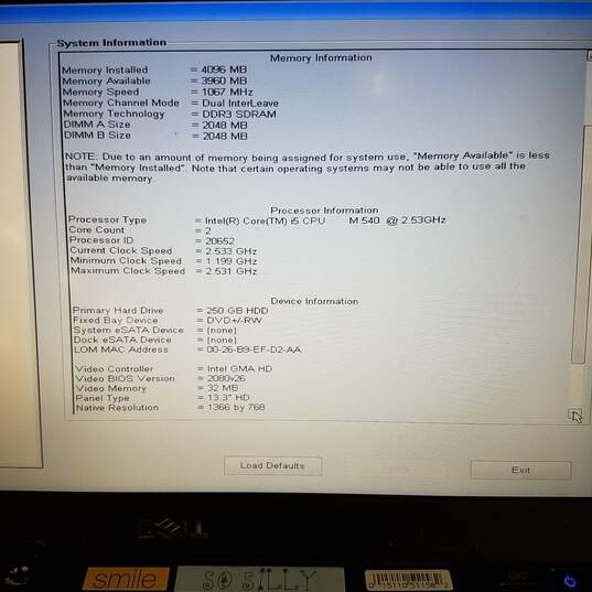 DELL Latitude E4310 13in Laptop Intel i5 M540 CPU 4GB RAM 250GB HDD image number 9