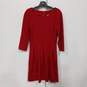 Banana Republic Red Fit & Flare Dress Size 6 image number 1