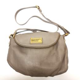 Marc By Marc Jacobs Pebbled Leather Crossbody Bag Grey