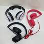 Lot of 3 Dre Beats Headphones for Parts or Repair (Untested) image number 1