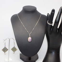 Sterling Silver Jewelry Set - 13.5g