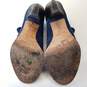 LAMB Snakeskin Women's Boots Navy Size 7 image number 7