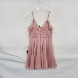 Lulus Purple Pink Sleeveless Mini Dress WM Size S NWT alternative image