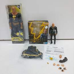Pair Of Black Adam Action FIgures by SH Figuarts and Spin Master W/ Boxes
