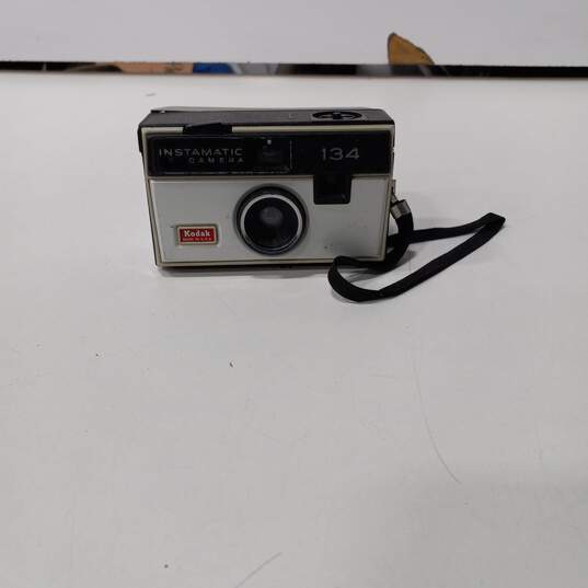 Kodak & Ansco Cameras w/Bag Assorted 5pc Lot image number 2