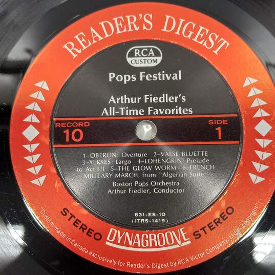 Readers Digest Arthur Fiedler & The Boston Pops 10 Record Set image number 5