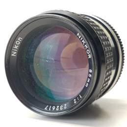 Nikon Nikkor 85mm f/2 Portrait Camera Lens