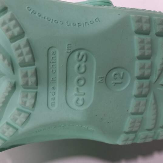 Crocs Men's 10001 Jade Stone Adult Classic Clogs Size 12 image number 6